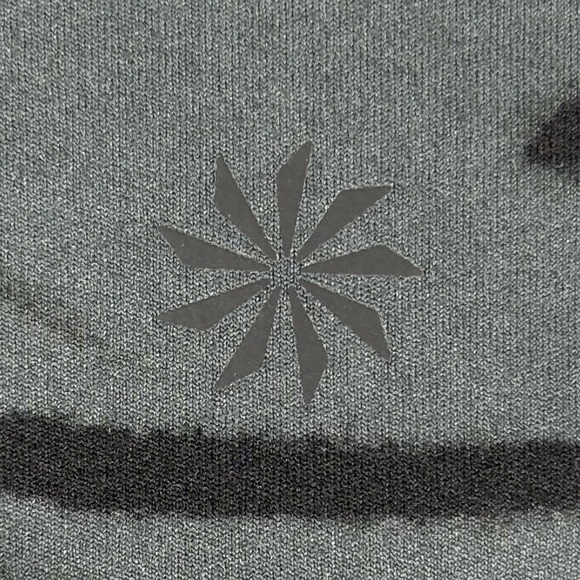 Athleta Saluation Stash Pocket II 7/8 Tight Zebra Print Capri Leggings | Size MT - Picture 6 of 10